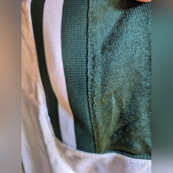 Kids White and Green Sports Jersey - Picture 3 of 8